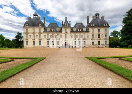 Château de Cheverny France. Châteaux de la vallée de la Loire Banque D'Images