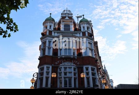 Vue sur la maison typique de Londres Banque D'Images