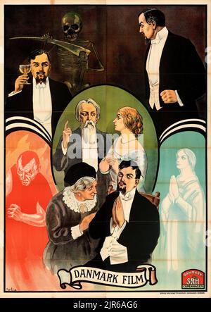 Charley Chase, affiche de film vintage - Enhanver (Danmark film, 1915). Poster du film danois - titre anglais - Everyman Banque D'Images