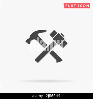 Icône de vecteur plat d'extraction. Illustrations dessinées à la main. Illustration de Vecteur