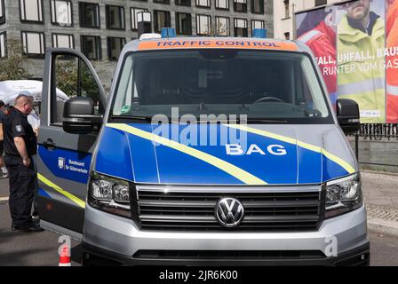 Journée portes ouvertes des ministères à Berlin, le 2022 août, Office fédéral du transport de marchandises Banque D'Images