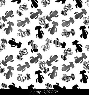 Motif floral cactus sans couture de la bande dessinée d'été pour l'impression de vêtements, les accessoires pour enfants et le papier d'emballage Banque D'Images