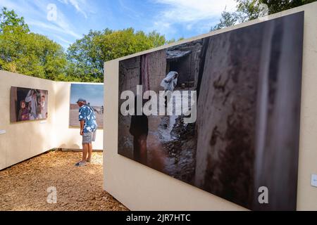 Festival photo en plein air de la Gacilly 2022, photo de la Véronique de Viguerie Banque D'Images