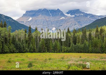 Mont Robson, Colombie-Britannique Banque D'Images