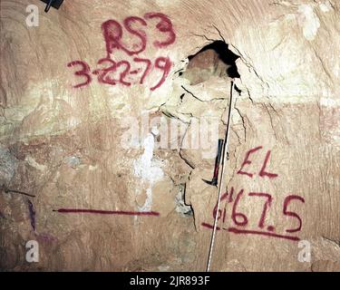 non défini. 1972 - 2012. Département de l'énergie. Administration nationale de la sécurité nucléaire. Photographies relatives aux essais d'armes nucléaires au site d'essai du Nevada. Banque D'Images