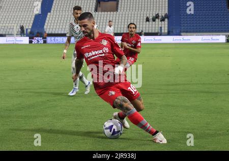 Cristian Buonaiuto (US Cremonese) pendant le match de tournoi de Coppa Italia Cremonese vs Ternana au stade “Mazza” - Ferrara, Italie, 8 août, 202 Banque D'Images