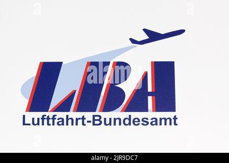 Journée portes ouvertes des ministères à Berlin, 2022 août, LBA Luftfahrt-Bundesamt, Office fédéral de l'aviation, Allemagne Banque D'Images