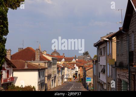 Vue sur aire sur l'Adour, Nouvelle-Aquitaine. France Banque D'Images