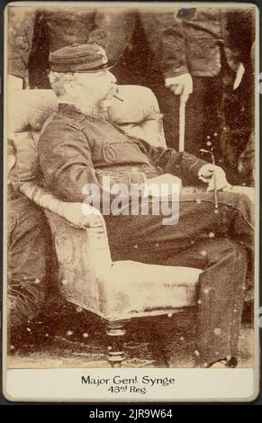 Major-général Synge, vers 1900, par William Francis Gordon. Banque D'Images