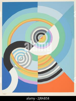 Rythme/3., 1938, France, par Robert Delaunay, atelier Arcay. Legs du juge Julius Isaacs, New York, 1983. Banque D'Images