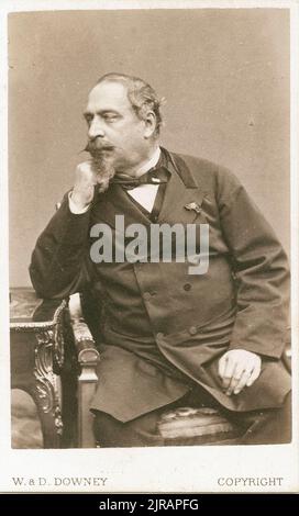 Portrait de Napoléon III (1808 - 1873), empereur des Français, 1871, par W. & D. Downey (1855 - 1940). Banque D'Images