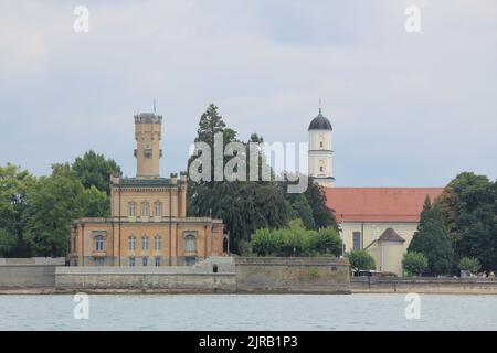Schloss Montfort mit St. Martin Banque D'Images