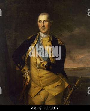 Le général Washington, commandant de l'Armée continentale par Charles Willson Peale Banque D'Images