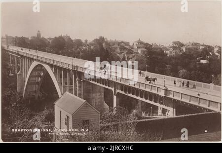 Grafton Bridge, Auckland, Nouvelle-Zélande, 1912, Auckland, Par Muir & Moodie. Banque D'Images