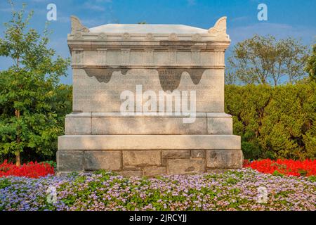 Le tombeau de la guerre civile est inconnu au cimetière national d'Arlington, en Virginie. Banque D'Images