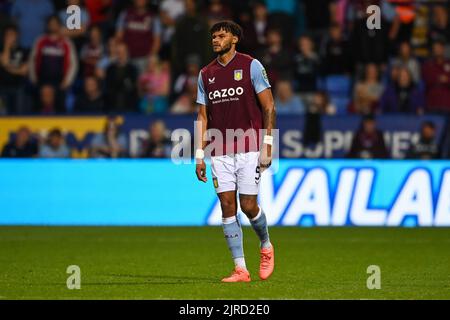 Tyrone Mings #5 de Aston Villa pendant le match Banque D'Images