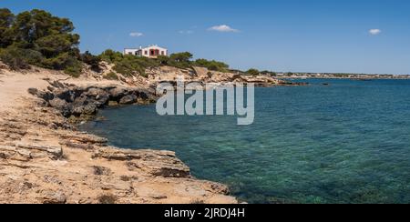 Racó de s'Estalella, s Estanyol de Migjorn, Llucmajor, Majorque, Espagne Banque D'Images