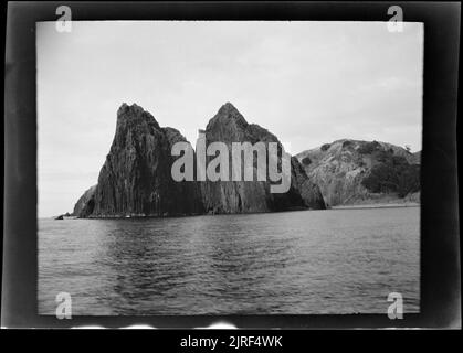 Formes volcaniques, par le Dr Patrick Marshall. Banque D'Images