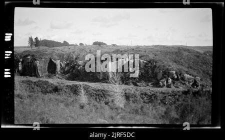 Les formes volcaniques, par le Dr Patrick Marshall. Banque D'Images