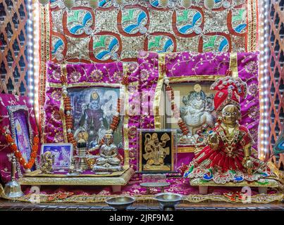 02 07 2022 Balkrishna et d'autres Dieu dans le temple d'origine Kandikai East Mumbai Maharashtra Inde Banque D'Images