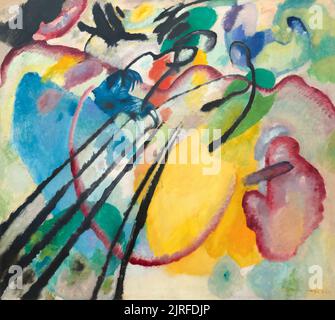 Improvisation 26 (Rowing), Wassily Kandinsky, 1912, Lenbachhaus, Munich, Allemagne, Europe Banque D'Images
