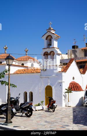 Église Afendis Christos à Ierapetra, construite au 14th siècle, Ierapetra est la ville la plus méridionale de Grèce, Crète, Grèce, Europe Banque D'Images