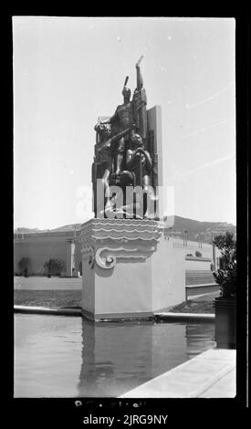 Centennial Exhibition, Wellington, 16 décembre 1939, par Leslie Adkin. Banque D'Images