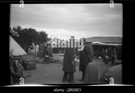 Napier in Ruins, 1931, Hawke's Bay, par Fred Brockett. Banque D'Images