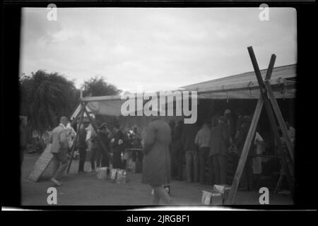 Napier in Ruins, 1931, Hawke's Bay, par Fred Brockett. Banque D'Images