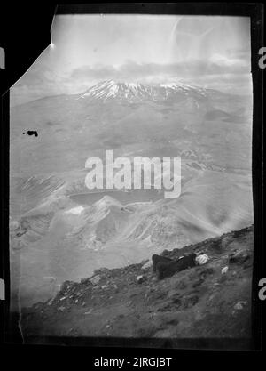 Les formes volcaniques, vers 1900, par le Dr Patrick Marshall. Banque D'Images