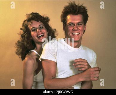 LORI SINGER, Kevin Bacon, Footloose, 1984 Banque D'Images