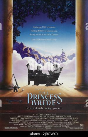 AFFICHE DU FILM, LA MARIÉE PRINCESSE, 1987 Banque D'Images