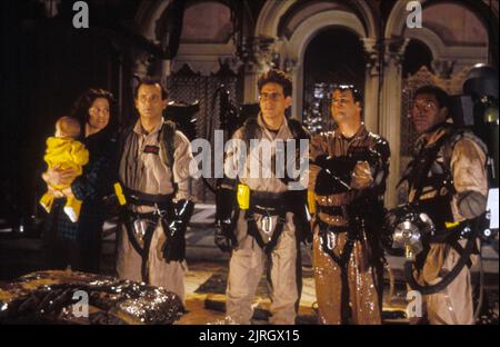 SIGOURNEY WEAVER, dan aykroyd, harold ramis, bill murray, ernie hudson, Ghostbusters II, 1989 Banque D'Images