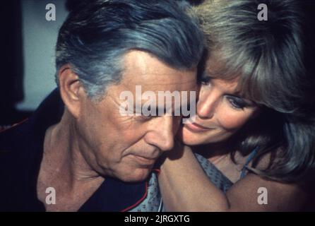 JOHN FORSYTHE, LINDA EVANS, Dynastie, 1981 Banque D'Images