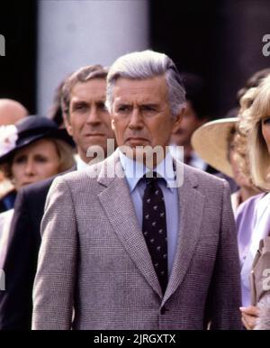 JOHN FORSYTHE, LINDA EVANS, Dynastie, 1981 Banque D'Images