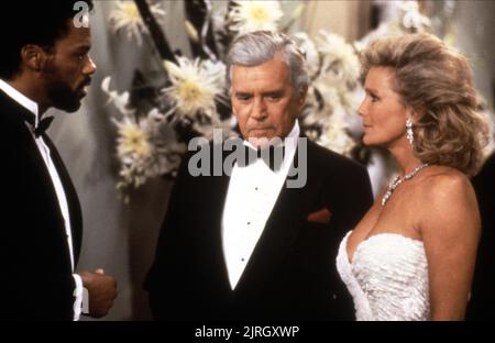 JOHN FORSYTHE, LINDA EVANS, Dynastie, 1981 Banque D'Images