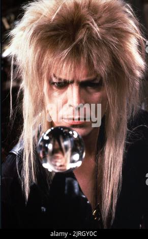 DAVID BOWIE, Labyrinthe, 1986 Banque D'Images