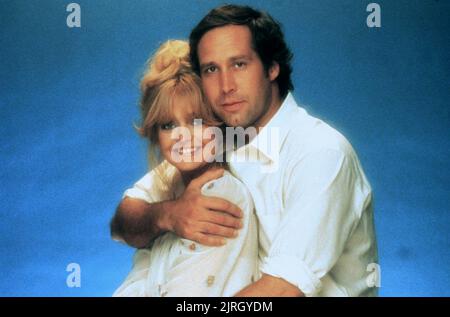 GOLDIE HAWN, Chevy Chase, semble comme autrefois, 1980 Banque D'Images