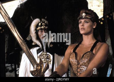 BRIGITTE NIELSEN, RED SONJA, 1985 Banque D'Images