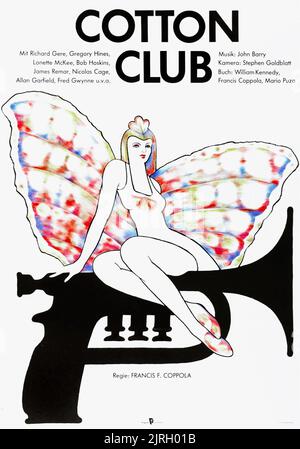 POSTER DU FILM, THE COTTON CLUB, 1984 Banque D'Images