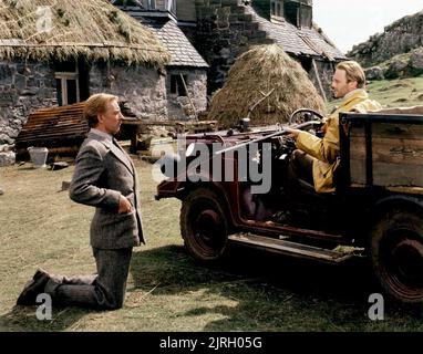 DONALD SUTHERLAND, CHRISTOPHER CAZENOVE, OEIL DE L'aiguille, 1981 Banque D'Images