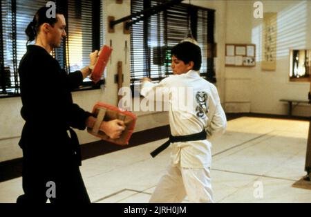 THOMAS IAN GRIFFITH, RALPH MACCHIO, karaté kid PARTIE III, 1989 Banque D'Images