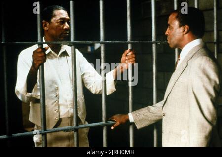 MORGAN FREEMAN, ROBERT GUILLAUME, LEAN ON ME, 1989 Banque D'Images