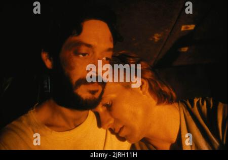 RAUL JULIA, WILLIAM HURT, baiser d'une femme-araignée, 1985 Banque D'Images