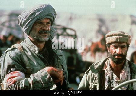 SOLDATS AFGHANS, RAMBO III, 1988 Banque D'Images