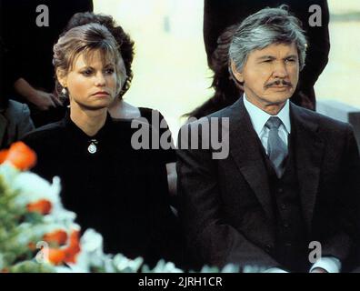 KAY LENZ, Charles BRONSON, Souhait mortel 4 : LA RÉPRESSION, 1987 Banque D'Images