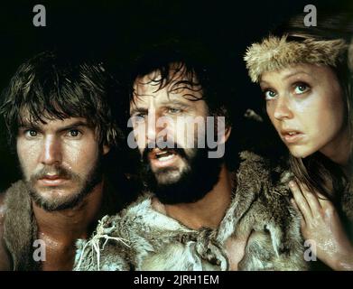 DENNIS QUAID, RINGO STARR, SHELLEY LONG, CAVEMAN, 1981 Banque D'Images