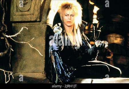 DAVID BOWIE, Labyrinthe, 1986 Banque D'Images