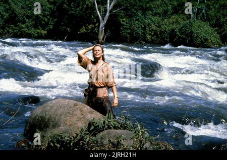 KATHLEEN TURNER, ROMANCING THE STONE, 1984 Banque D'Images