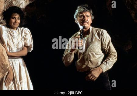 THERESA SALDANA, Charles BRONSON, LE MAL QUE FONT LES HOMMES, 1984 Banque D'Images